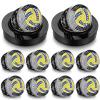 Highergo 10 Pcs Hockey Basketball Baseball MVP Dancer Champion Trophy Ring with Display Stand Star Football Soccer Volleyball Golf Softball Cheerleading Bowling Track Field(Silver,Volleyball) view 1