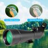 Gosky 12x55 Monocular Telescope and Gosky HD Spotting Scope 20-60x80 with Tripod and Smartphone Adapter, BAK 4 Prism Spotter Scopes for Bird Watching Target Shooting Hunting Wildlife Scenery Travel view 4