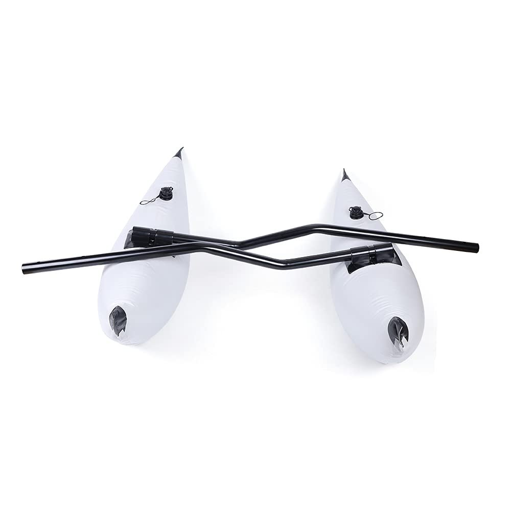 GEYOPMID Kayak Stabilizers, Kayak Canoe Outrigger Stabilizer PVC Inflatable Pontoon Fishing Float Tube Kit Kayak Outrigger Applicable People Adult Boat Stabilizer for Kayaks, Canoes, Boats