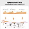 WDFYJ Extra-Wide Camping Cot, Upgrade Sturdy Camping Bed, Cots for Sleeping Support 120kg, with Carry Bag Ultralight Backpacking Cot for Travel(Beige) view 3