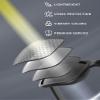 Combine8 (Youth Fit) Ploarized Replacement Lenses for Oakley Radar EV XS Path OJ9001 Sunglasses - Silver Titanium view 3