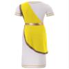 Aislor Mens Ancient Greek God Halloween Cosplay Armor Soldier Role Play Medieval Knight Warrior Cosplay Costume Yellow X-Large view 4