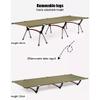 WDFYJ Folding Camping Cot for Adult, Portable Folding Bed Suitable Camping Cot for Camping Office Use, Outdoor Marching Recliner, Escort Bed(Green) view 3