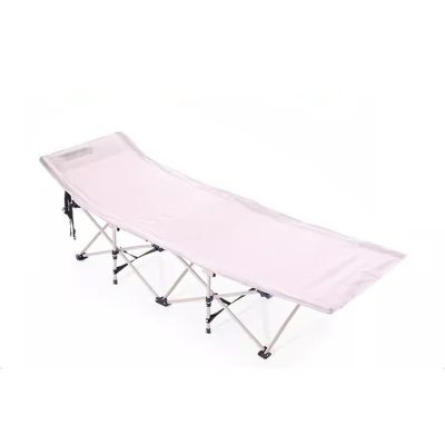 WDFYJ Folding Camping Cot,Max Load 120kg Cots for Sleeping Camp Cots for Adults Kids Teenage Portable Travel Camp Cot Pad for Home Office Beach(Beige)
