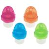 28 mm Push Pull Replacement Caps, 4pcs Leak-Proof Water Bottle Cap for 28 mm Water Bottle Sports Cap, Reusable Colorful Plastic Soda Twisted Water Bottle Lid Top view 2