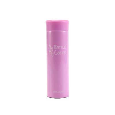 390ml Large Capacity Mug Vacuum Non-Slip Stainless Steel Vacuum Flask Male and Female Student Business Teacup Outdoor Ultra-Lightweight Portable Mug (Color : White) (Purple)