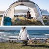 WDFYJ Extra-Wide Camping Cot, Upgrade Sturdy Camping Bed, Cots for Sleeping Support 300lb, Portable Cot with Carry Bag Ultralight Backpacking Cot for Travel(Beige) view 2