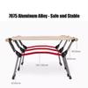 WDFYJ Extra-Wide Camping Cot, Upgrade Sturdy Camping Bed, Cots for Sleeping Support 300lb, Portable Cot with Carry Bag Ultralight Backpacking Cot for Travel(Beige) view 3