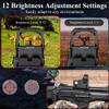 TFFUAM Tactical RMR Red Dot Sight Pistol, 2MOA Red Dot Scope with Shake Awake and 12 Brightness Adjustment, Mini Red Dot Reflex Sight for Handgun Rifles for 20mm Picatinny Weaver Rails view 2
