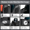 TFFUAM Tactical RMR Red Dot Sight Pistol, 2MOA Red Dot Scope with Shake Awake and 12 Brightness Adjustment, Mini Red Dot Reflex Sight for Handgun Rifles for 20mm Picatinny Weaver Rails view 3