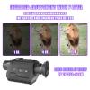 SKIOVEMI Head & Helmet Mounted Night Vision monocular, 4K HD Infrared Digital Night Vision Goggle with Photo and Video Shooting for Camping Travel view 3