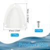PATIKIL 3" Nylon Marine Wire Cable Vent Cover, 1 Pcs Plastic Clam-Shell Vent Cap with Installation Screws for Boat Yacht, White view 2