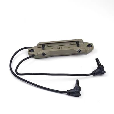 Tactical Pressure Switch Button Remote Dual Function Tail for PEQ-15 DBAL-A2 (Brown)