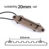 Tactical Pressure Switch Button Remote Dual Function Tail for PEQ-15 DBAL-A2 (Brown) view 3