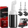 VYYOKMU No Drilling Golf Cart Sand Bottle with Holder Bracket, 1PCS Sand Bottle for Golf Cart Yamaha Club Car EZGO with 1" Square Tube, Golf Cart Sand Divot Bottle Holder Bucket 35 oz Large Capacity view 1