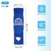 PATIKIL Volleyball Arm Sleeves, 2 Pair Passing Forearm Sleeve with Protection Pads Thumbhole Volleyball Arm Pads for Youth Teenagers Men Women, PinkBlue view 2