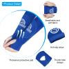 PATIKIL Volleyball Arm Sleeves, 2 Pair Passing Forearm Sleeve with Protection Pads Thumbhole Volleyball Arm Pads for Youth Teenagers Men Women, PinkBlue view 3