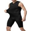 1 Or 2 Pack Men's Compression Shirts Sleeveless Athletic Fitness Workout T-Shirts Shaping Vest for Men New Tops (Vest Gray,2XL) view 2