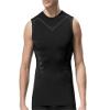 1 Or 2 Pack Men's Compression Shirts Sleeveless Athletic Fitness Workout T-Shirts Shaping Vest for Men New Tops (Vest Gray,2XL) view 3