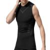 1 Or 2 Pack Men's Compression Shirts Sleeveless Athletic Fitness Workout T-Shirts Shaping Vest for Men New Tops (Vest Gray,2XL) view 4