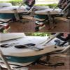 3-Steps Folding Marine Yach/Bass Boat Ladder, Stainless Steel Dual Vertical Telescoping Drop Boat Ladder with Extra Wide Pedal view 2