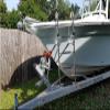 4 5 6 Steps Folding Telescoping Boat Ladder Stainless Steel, Compact Extendable Boarding Ladder for Marine Yacht/Bass Boats, Complete Kits (Size : 4 Step) view 2
