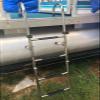 4 5 6 Steps Folding Telescoping Boat Ladder Stainless Steel, Compact Extendable Boarding Ladder for Marine Yacht/Bass Boats, Complete Kits (Size : 4 Step) view 3