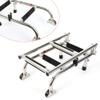 4 Steps Folding Boat Ladder Telescoping Fold Down Ladder for Yacht Ship Deck Ladder Marine Boarding Steps Ladder Stainless Steel 300lbs Easy Storage view 4