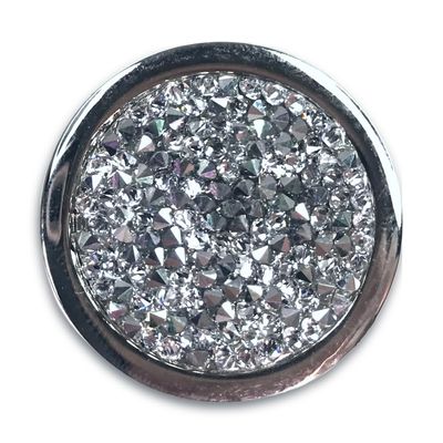 Bonjoc Premium Crystal Golf Ball Marker with Magnetic Hat Clip Crystal Rocks (White) | Perfect Golf Accessories, Golf Gift, and Golf Giveaway for Men Women with add-ons Available!