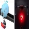 Heart Shape Bike Light, Bike Lights Set, Kids Bike Lights for Night Riding, Light with Horn, Scooter Bike Accessories for Adults & Kids view 1