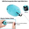 Heart Shape Bike Light, Bike Lights Set, Kids Bike Lights for Night Riding, Light with Horn, Scooter Bike Accessories for Adults & Kids view 2