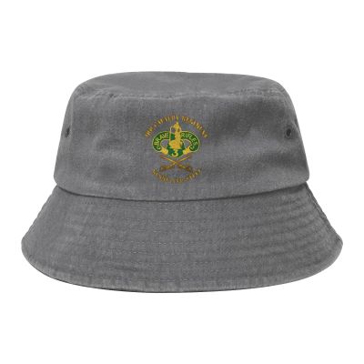 3rd Armored Cavalry Regiment Washed Denim Fisherman Hat Fishing Hat Bucket Hat Cowboy Hat