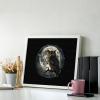 Moon Owl Birds Diamond Painting Adults Round Diamonds Pictures Crafts Kits for Home Wall Decoration 16"x20" view 3