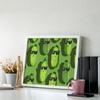 Cute Pickle Printed Diamond Painting Adults Round Diamonds Pictures Crafts Kits for Home Wall Decoration 16"x20" view 3
