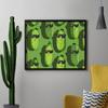 Cute Pickle Printed Diamond Painting Adults Round Diamonds Pictures Crafts Kits for Home Wall Decoration 16"x20" view 4