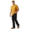 ARIAT Men's Serape Seal T-Shirt, Harvest Gold, XX-Large view 3