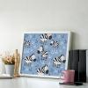 Cartoon Zebra Print Diamond Painting Adults Round Diamonds Pictures Crafts Kits for Home Wall Decoration 16"x20" view 3