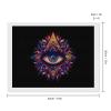 Third Eyeball Goth Eye Spiritual Diamond Painting Adults Round Diamonds Pictures Crafts Kits for Home Wall Decoration 12"x16" view 2