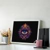 Third Eyeball Goth Eye Spiritual Diamond Painting Adults Round Diamonds Pictures Crafts Kits for Home Wall Decoration 12"x16" view 3