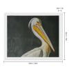 American White Pelican Diamond Painting Adults Round Diamonds Pictures Crafts Kits for Home Wall Decoration 16"x20" view 2