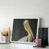 American White Pelican Diamond Painting Adults Round Diamonds Pictures Crafts Kits for Home Wall Decoration 16"x20" view 3
