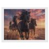 Horse Wild Animal Pattern Diamond Painting Adults Round Diamonds Pictures Crafts Kits for Home Wall Decoration 12"x16" view 1