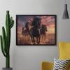 Horse Wild Animal Pattern Diamond Painting Adults Round Diamonds Pictures Crafts Kits for Home Wall Decoration 12"x16" view 4