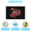 Fire Truck Diamond Painting Adults Round Diamonds Pictures Crafts Kits for Home Wall Decoration 8"x12" view 3
