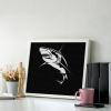 Hammerhead Shark Diamond Painting Adults Round Diamonds Pictures Crafts Kits for Home Wall Decoration 16"x20" view 3