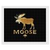 Funny Hunting Graphic Moose Diamond Painting Adults Round Diamonds Pictures Crafts Kits for Home Wall Decoration 16"x20" view 1