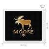 Funny Hunting Graphic Moose Diamond Painting Adults Round Diamonds Pictures Crafts Kits for Home Wall Decoration 16"x20" view 2