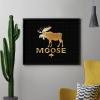 Funny Hunting Graphic Moose Diamond Painting Adults Round Diamonds Pictures Crafts Kits for Home Wall Decoration 16"x20" view 4