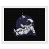 Relaxing Astronaut Throwing Paper Airplanes Diamond Painting Adults Round Diamonds Pictures Crafts Kits for Home Wall Decoration 16"x20" view 1
