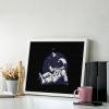 Relaxing Astronaut Throwing Paper Airplanes Diamond Painting Adults Round Diamonds Pictures Crafts Kits for Home Wall Decoration 16"x20" view 3